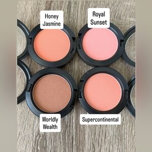New no Box MAC Blush Worldly Wealth Supercontinental Royal Sunset Honey Jasmine